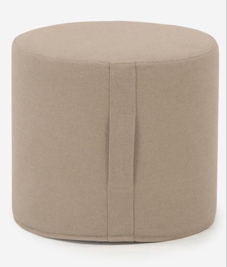 直接渡し値引有ACTUS DRUMS POUF ベージュ 直径・高さ45cm