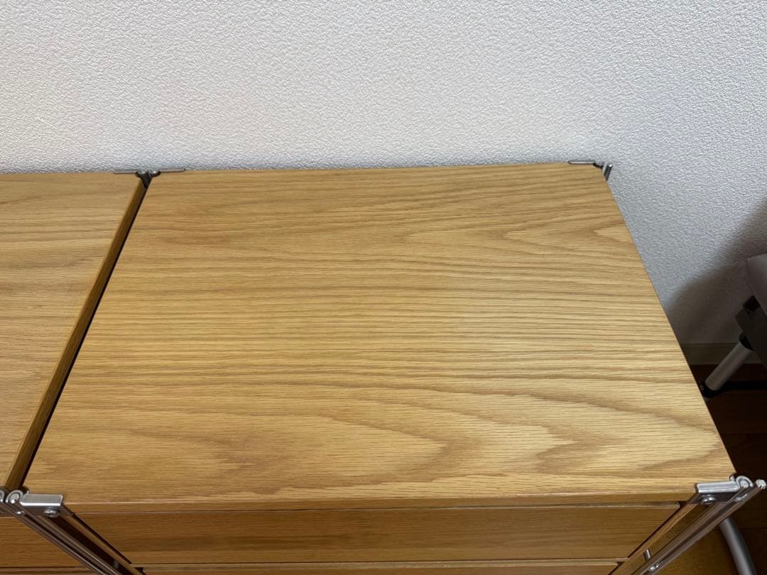 お値下げ中⭐️無印良品☆ステンレスユニットシェルフ☆テレビボード☆木製収納ケース