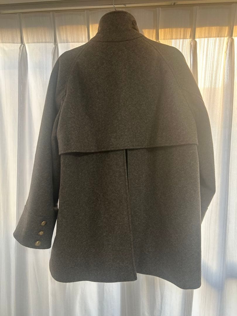 ほぼ新品SHIPSシップスウール ライク ジャージー メルトン2WAY Pコート