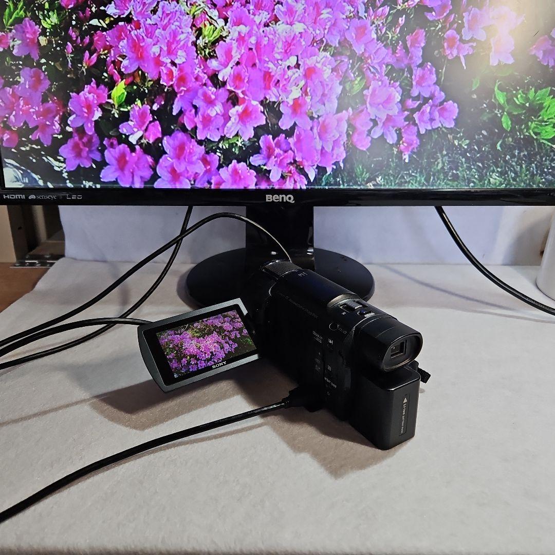 SONY FDR-AX55 ビデオカメラ+SD 128MB+HDMIケーブル