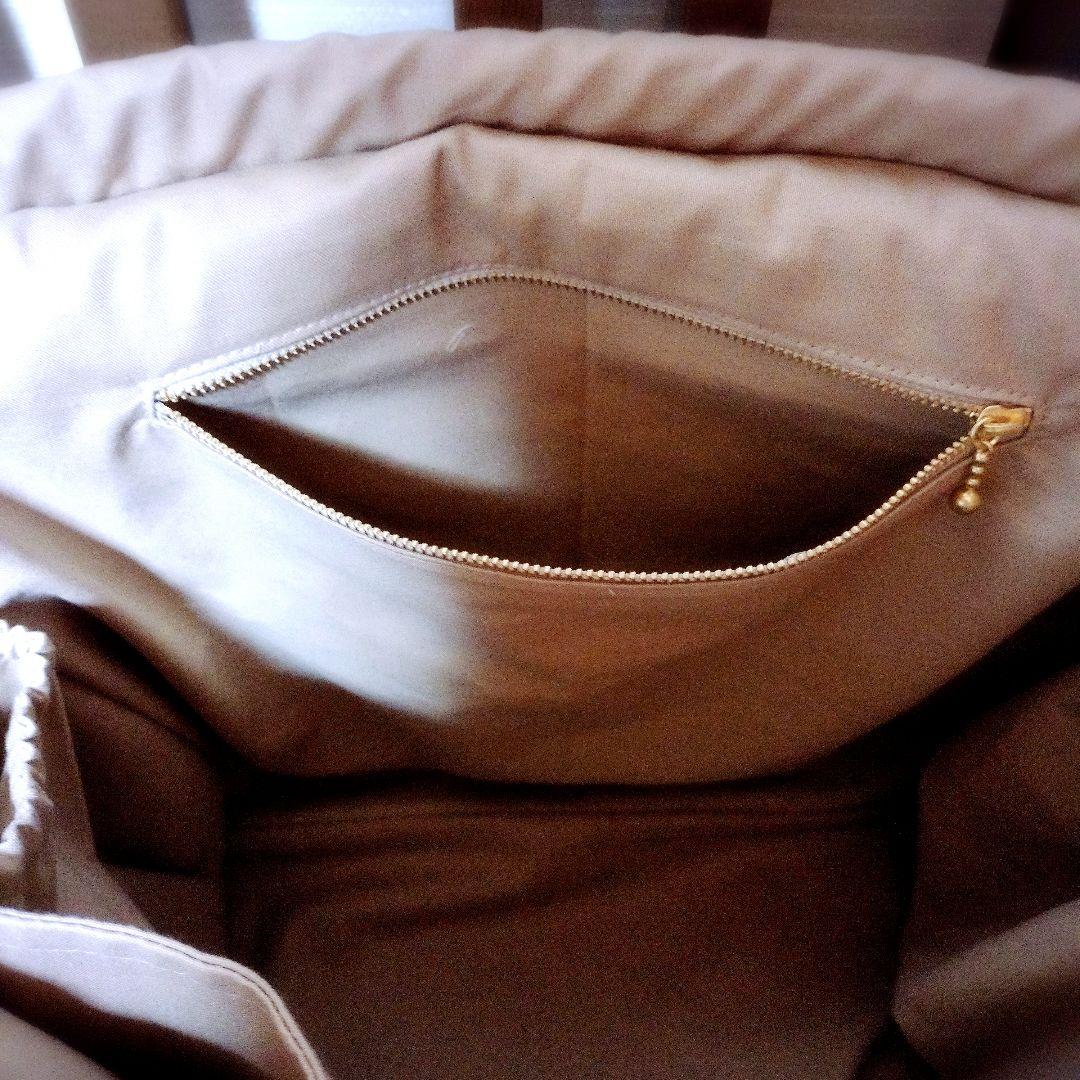 LiSA　ポケットいっぱいヌビバッグ　ファスナーバッグ　ハンドメイド