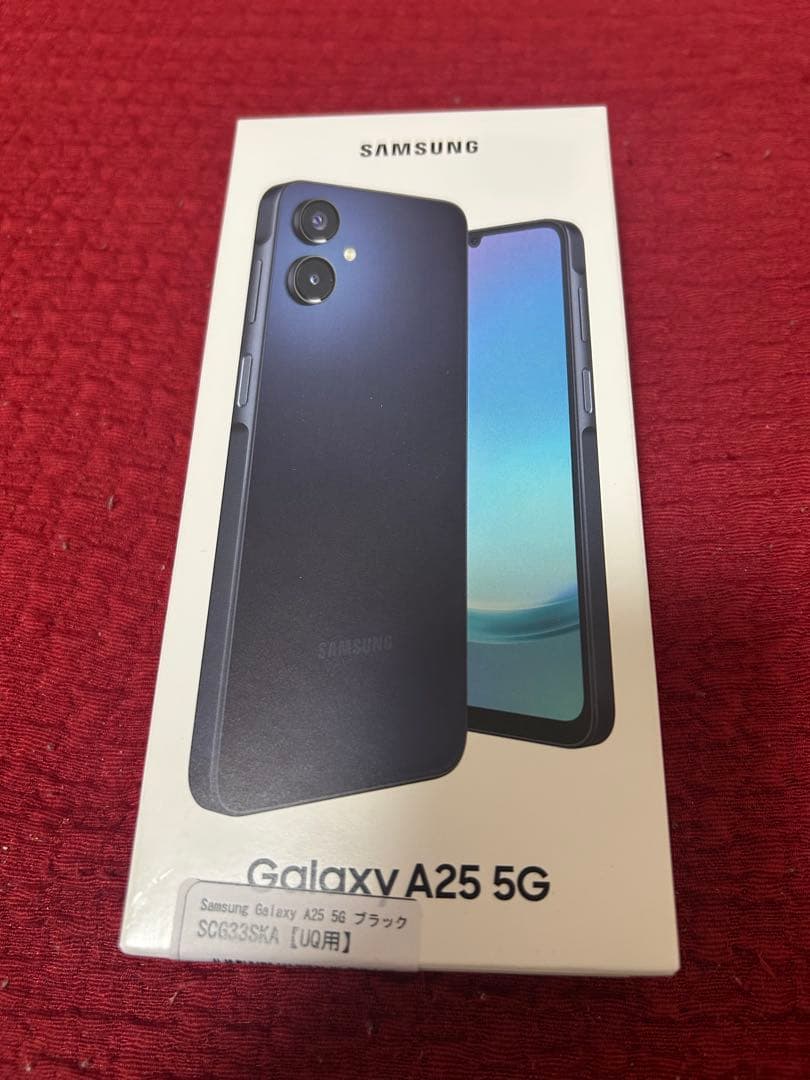 【新品未開封】Galaxy A25 5G ブラック SIMフリー