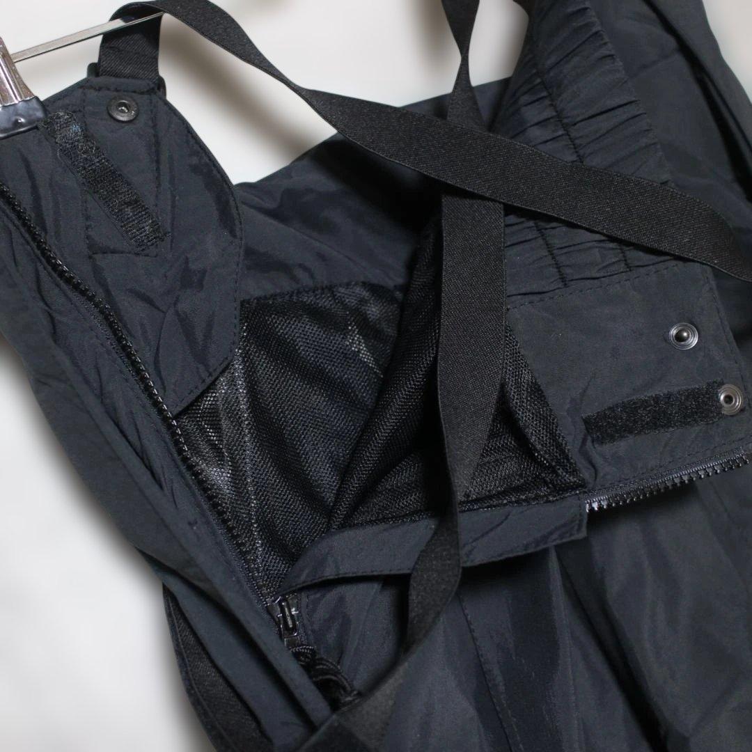 【極美品 高撥水】カナダ製 高機能 ビブパンツ【M】NAVARRO スノーパンツ