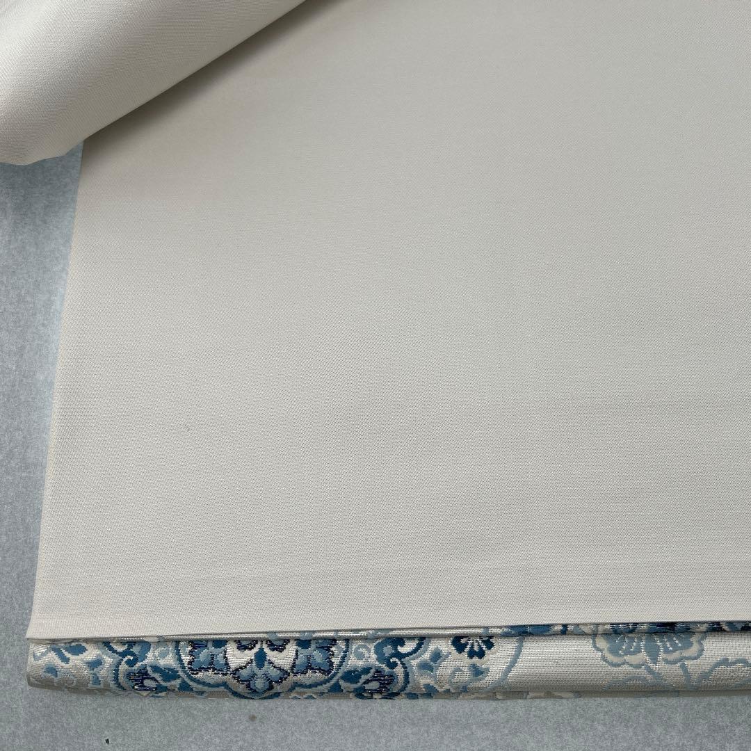 【藍染 鏡裹鳥華文】花柄 六通柄袋帯0105