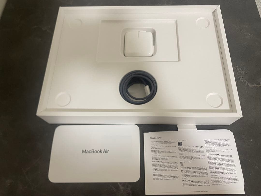 【美品】Apple MacBookAir M2メモリ16GB/2025年1月購入