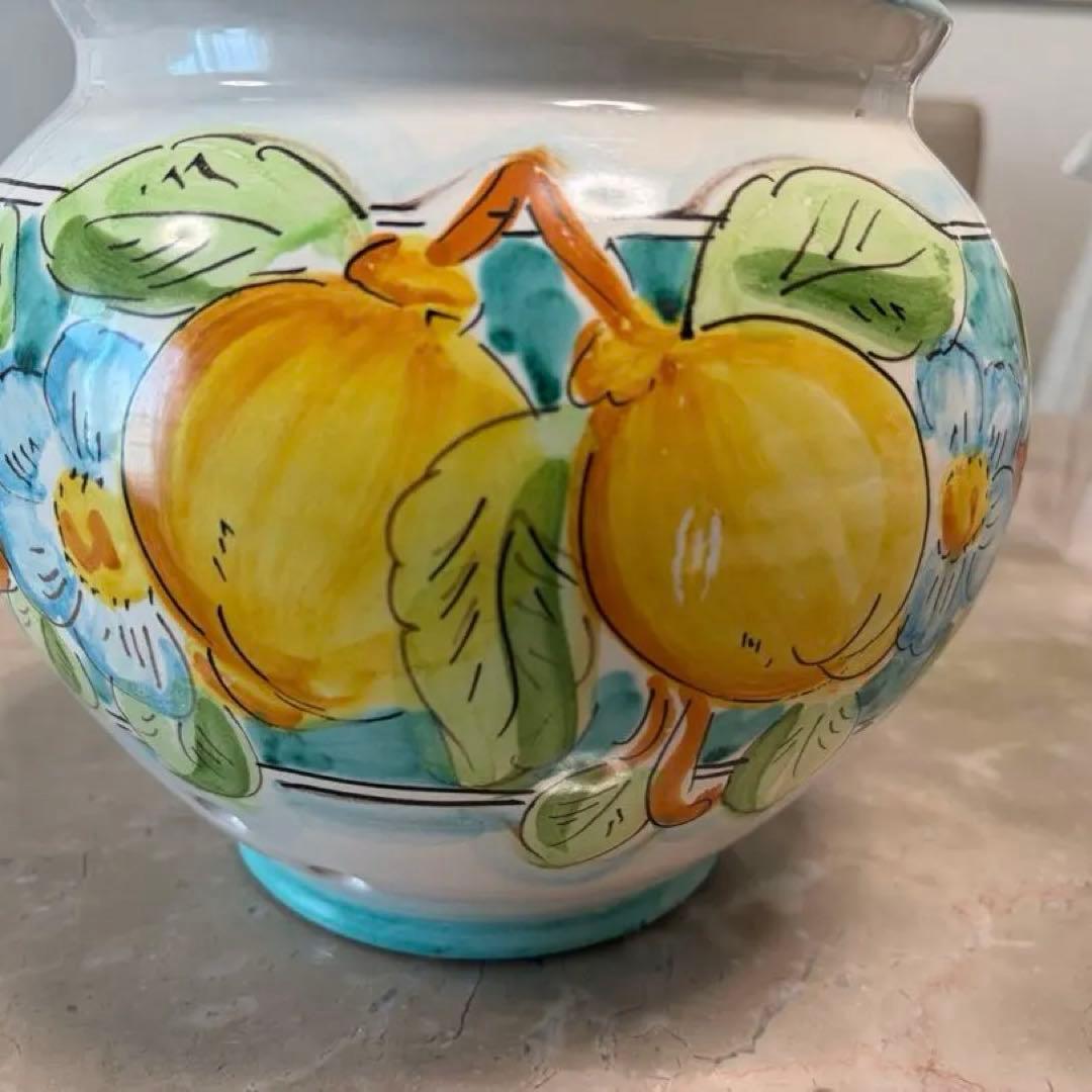LA VIETRESE フルーツデザインの陶器容器 イタリア製