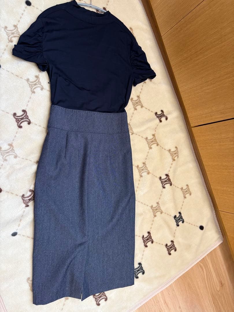 MaxMara ネイビー ワンピース