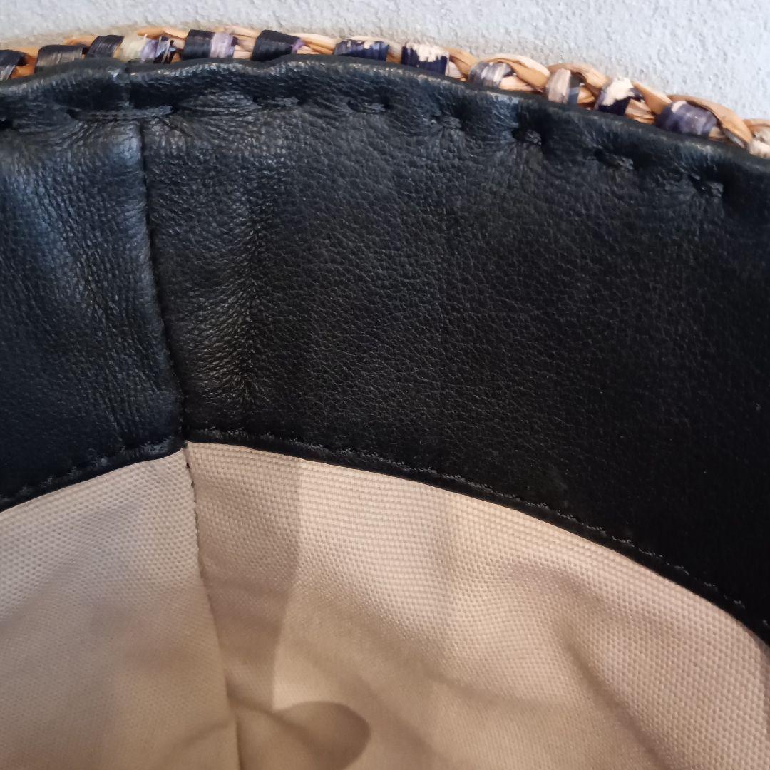 トリーバーチ Tory Burch ストロー ラージトート カゴ バッグ