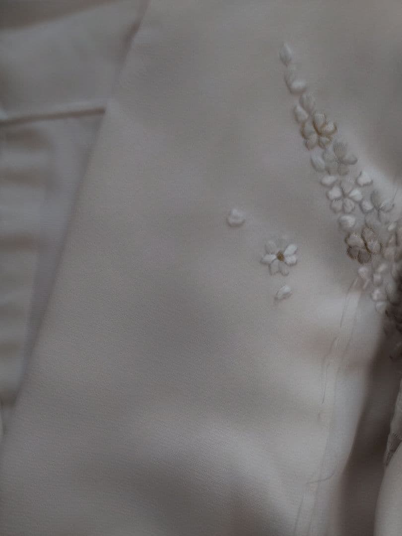 正絹　総刺繍訪問着、袷♬