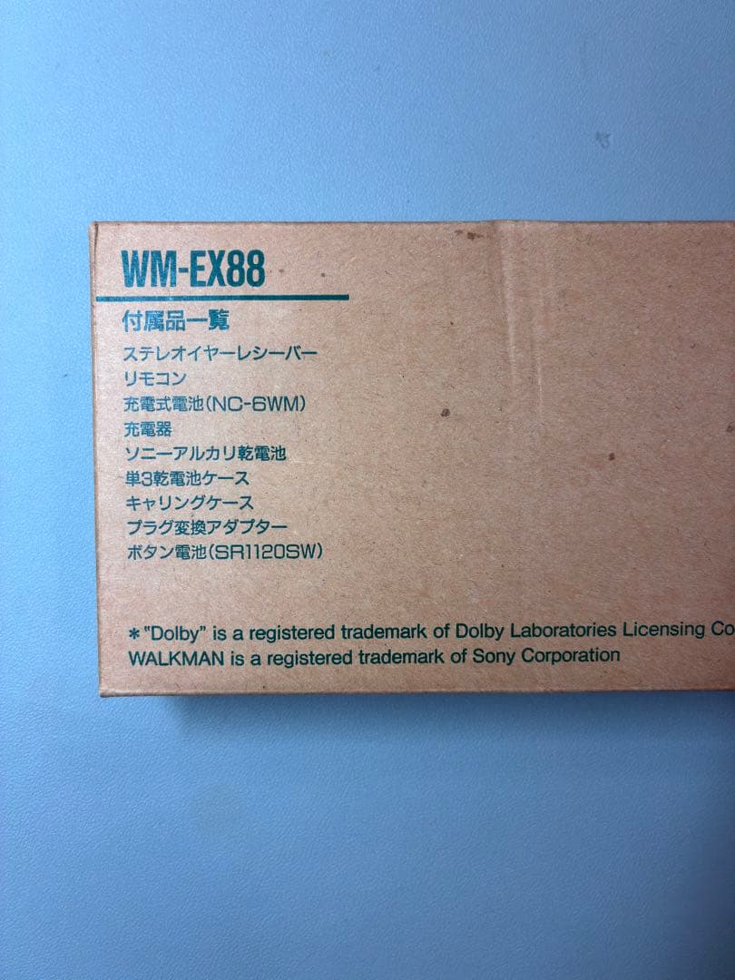 [動作品][美品]SONY WM-EX88 カセットプレーヤー