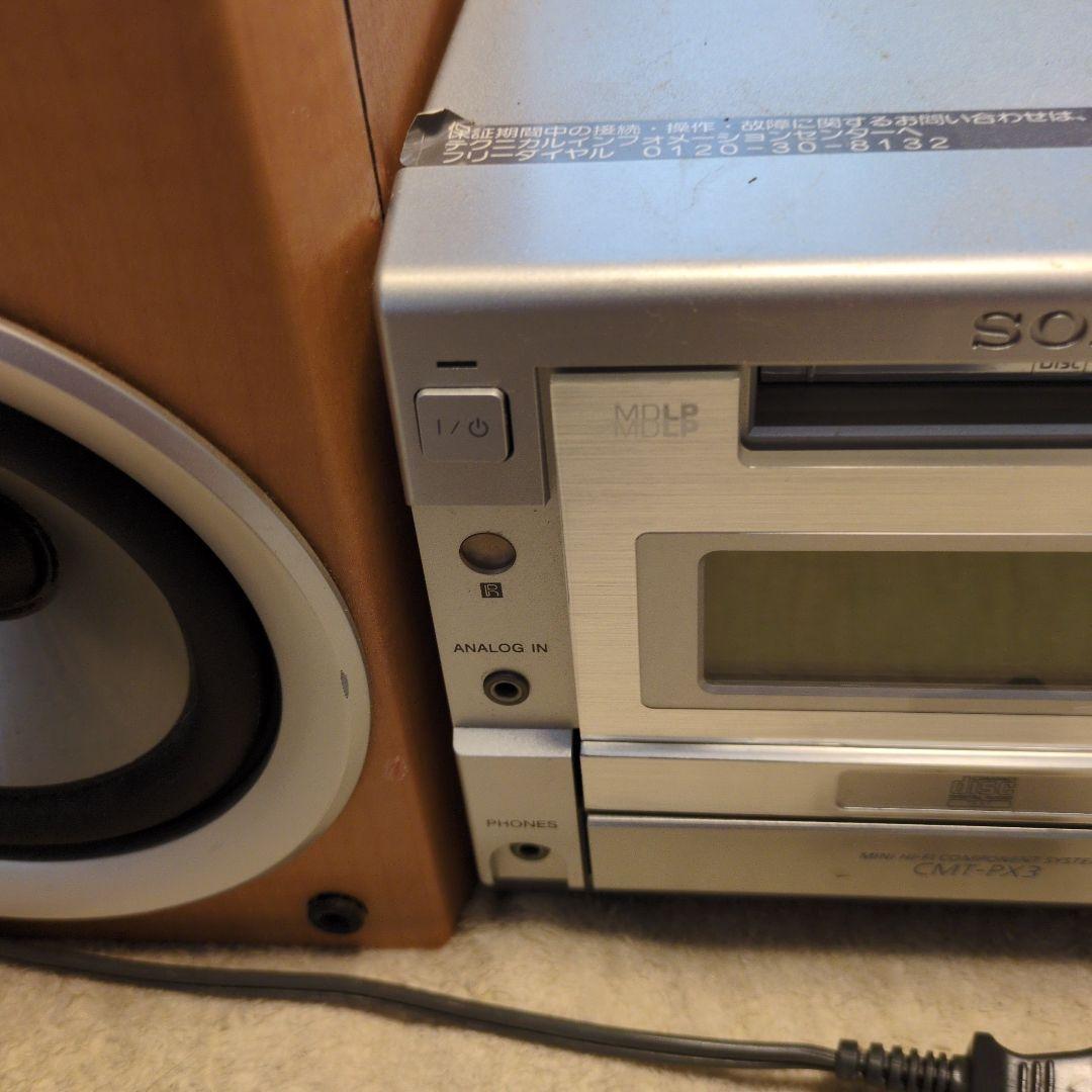 ソニー CMT-PX3 SONY ミニコンポ 通電確認済み ジャンク品扱い