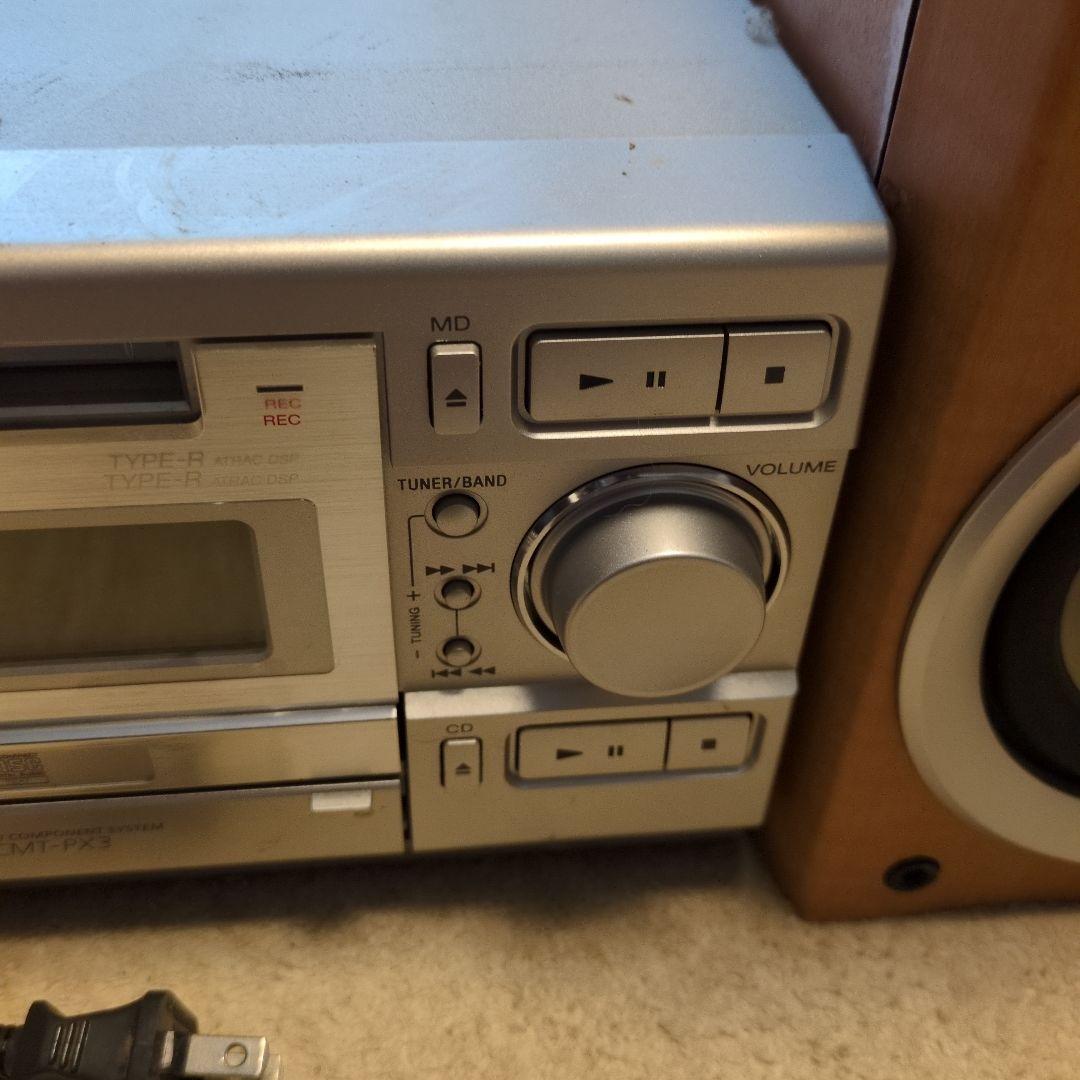 ソニー CMT-PX3 SONY ミニコンポ 通電確認済み ジャンク品扱い
