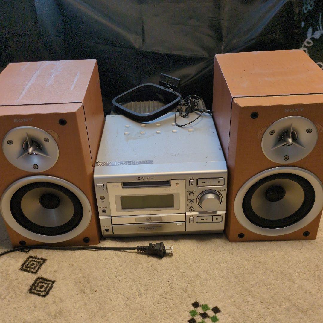 ソニー CMT-PX3 SONY ミニコンポ 通電確認済み ジャンク品扱い