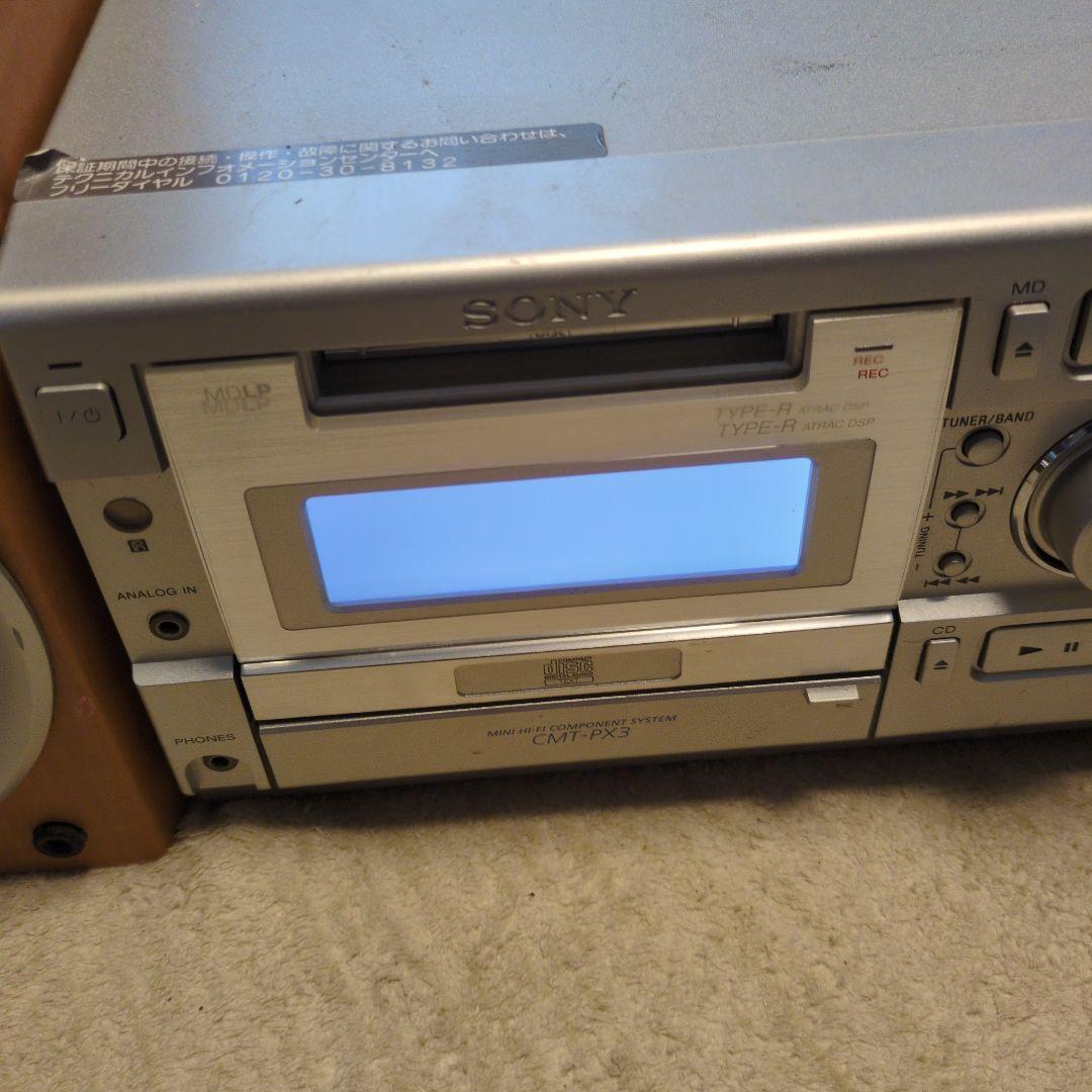 ソニー CMT-PX3 SONY ミニコンポ 通電確認済み ジャンク品扱い
