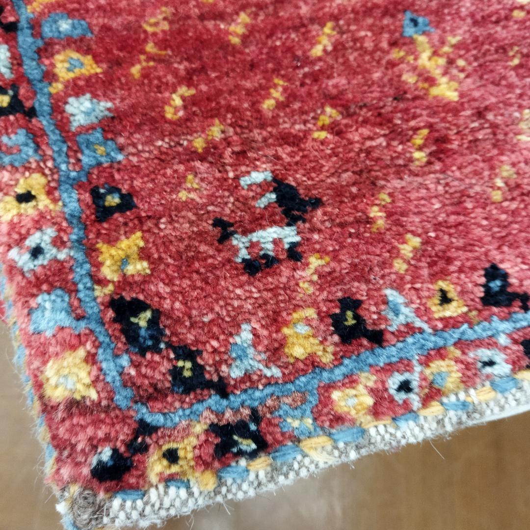 値下げ可能ミニギャベ●36×40㎝●手織●本物●新品未使用 遊牧民が紡ぐギャッベ