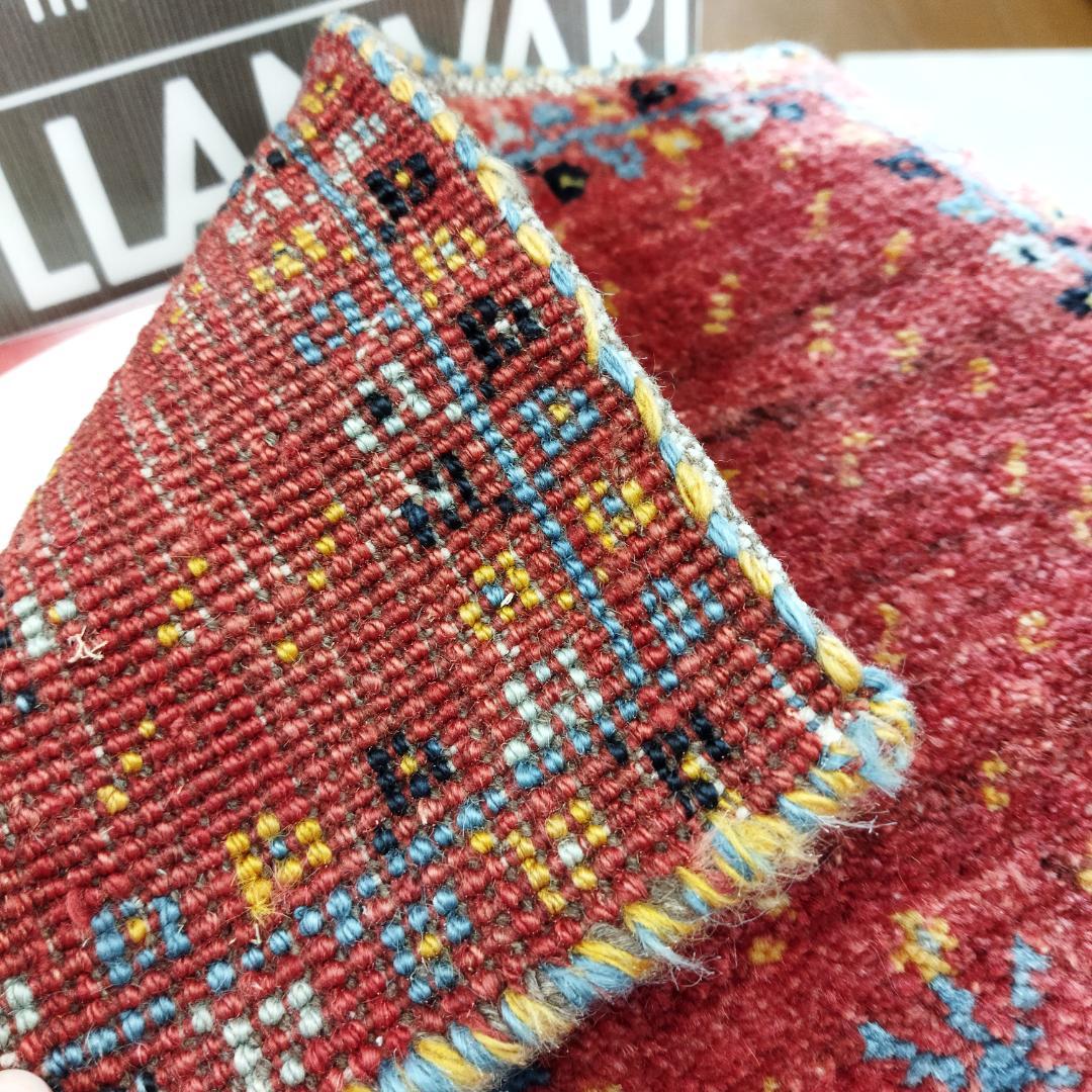 値下げ可能ミニギャベ●36×40㎝●手織●本物●新品未使用 遊牧民が紡ぐギャッベ