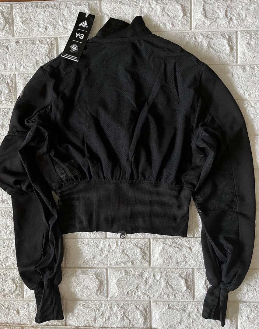 新品未使用ローランギャロスadidasY-3 ブラック クロップドジャケット