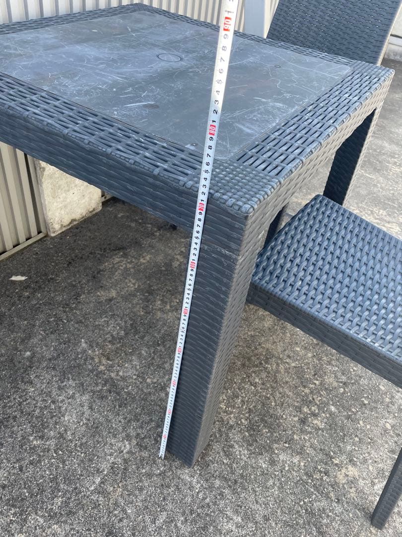 【送料込】areta italy イタリア製　ガーデンテーブル&チェア