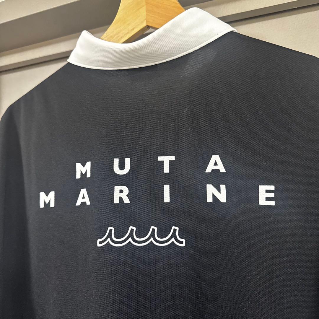 完売品 ムータマリンゴルフ ヘムリブ ポロシャツ (バイカラー)