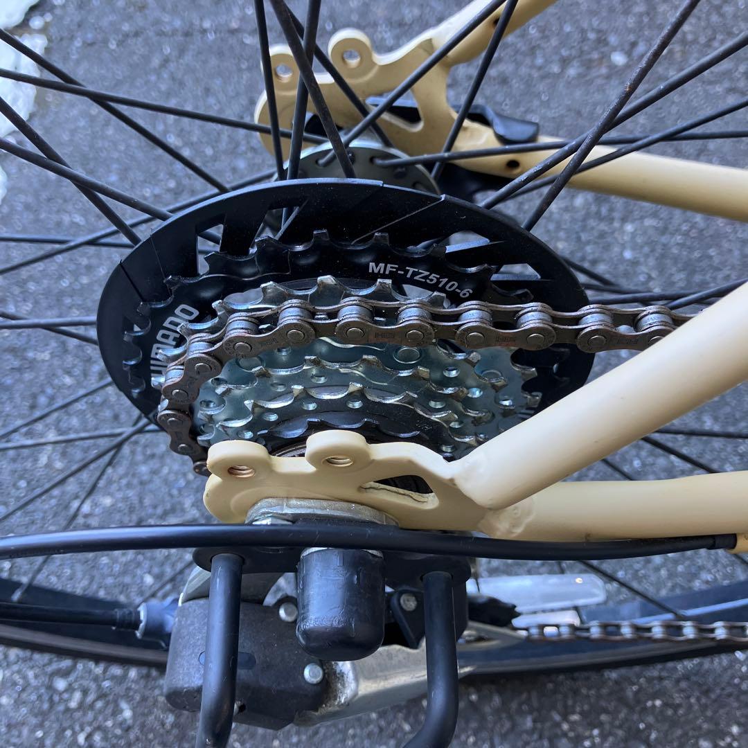 引き取り限定　静岡　クロスバイク　6段変速　自転車