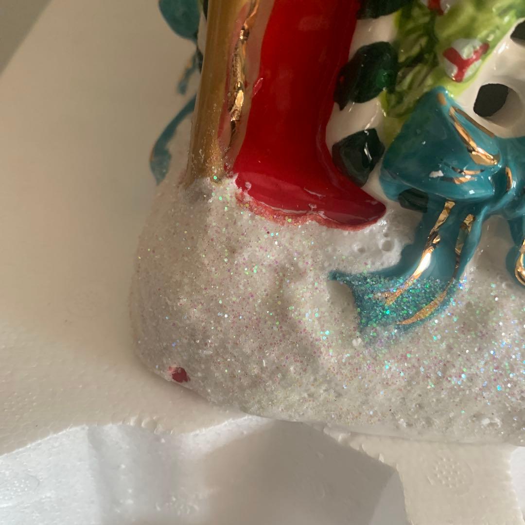 未使用　BlueSky キャンドルハウス 陶器 クリスマス　陶器