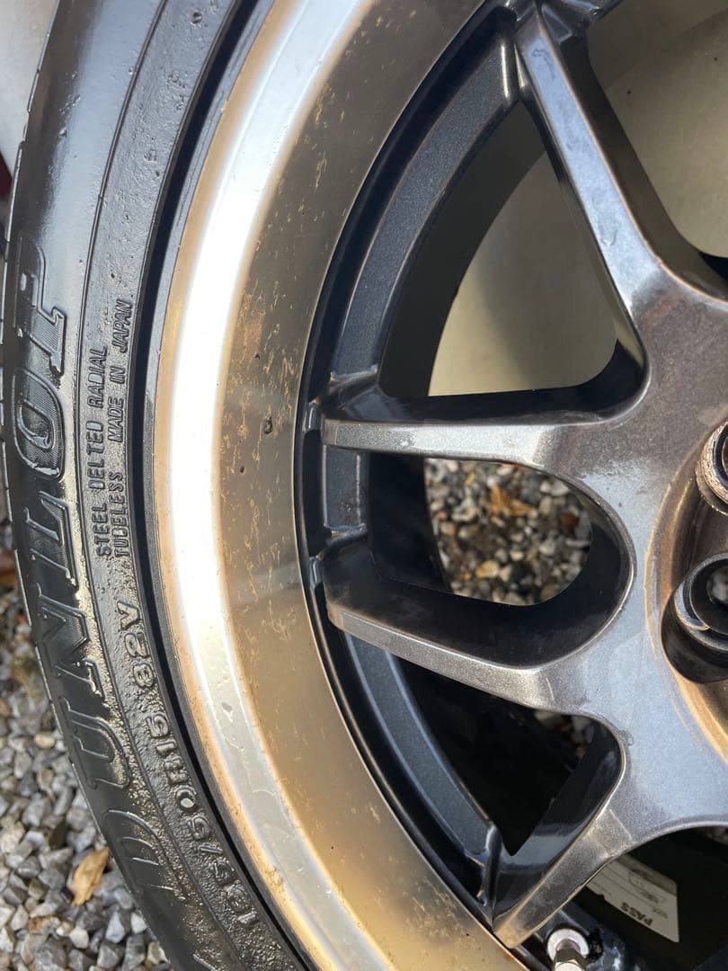 当時物、WORK　RSβ 15インチ 6.5J　4H　PCD100、+42