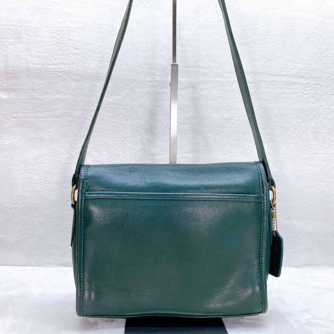 バッグ Vintage Coach Green Devon Turn Rock rare
