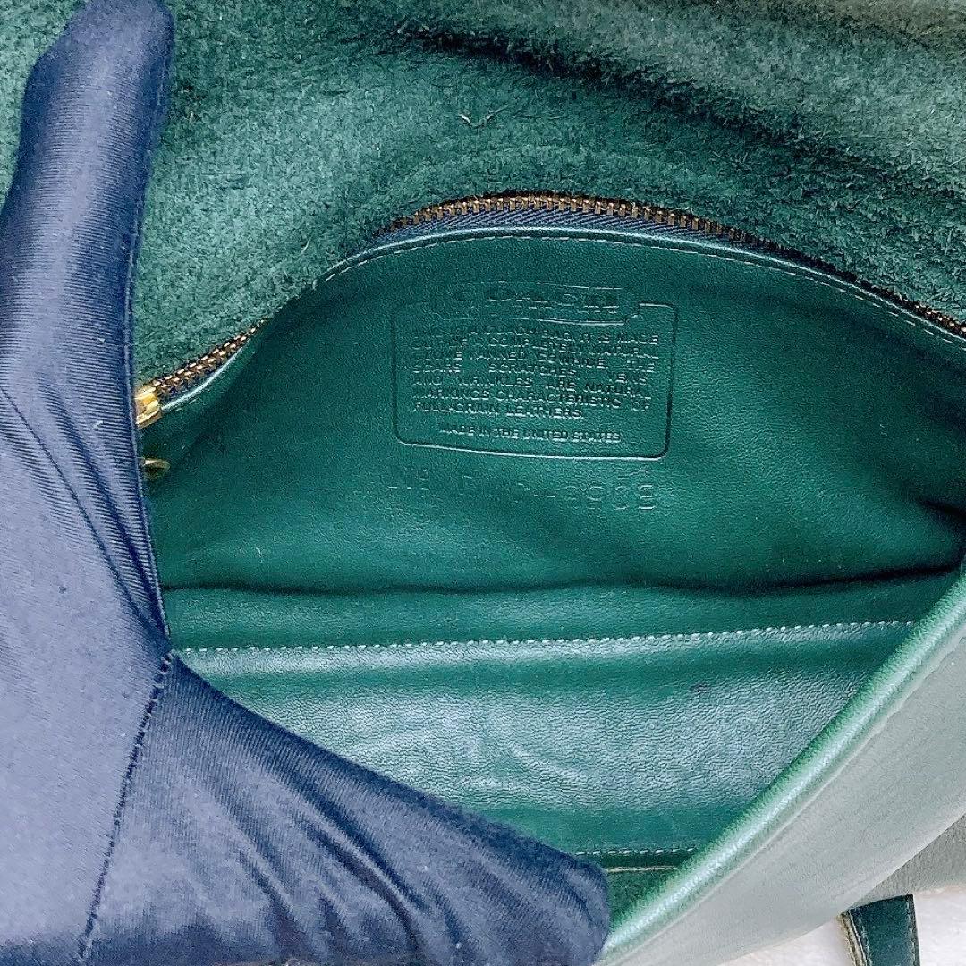バッグ Vintage Coach Green Devon Turn Rock rare