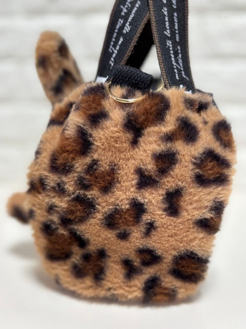 ゆ*ら様 コヤンイサムチョン　ハンドメイド　ファーミニバッグ　ヒョウ柄　うさちゃ