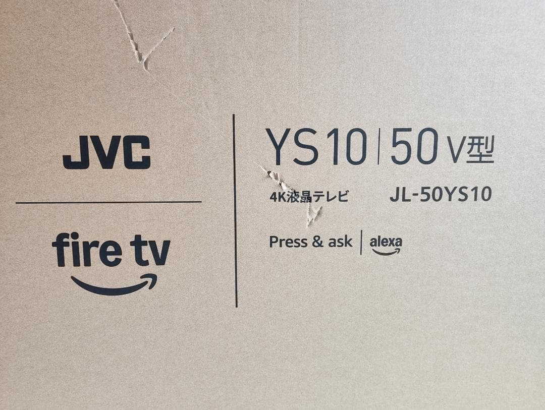 JVC JL-50YS10 Fire TV 4K液晶テレビ 50V型 YS10