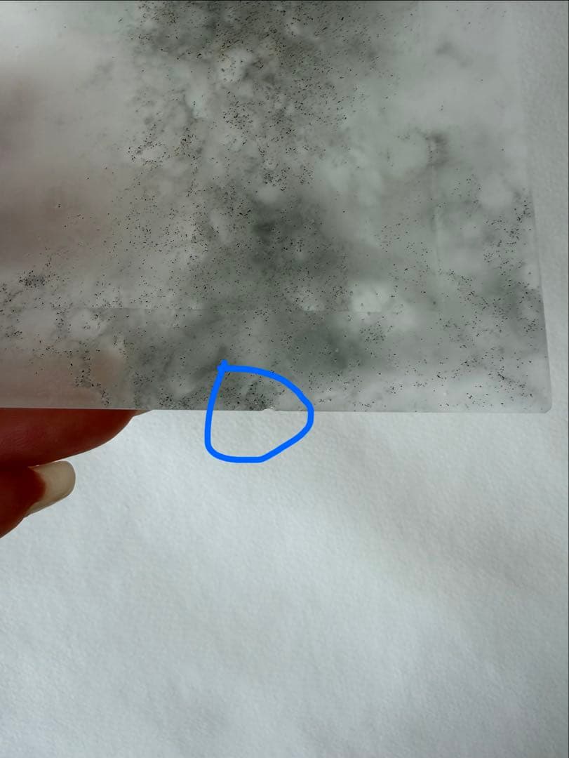 砂田夏海　shijima 角プレート　板皿　角皿　長皿　豆皿　箸置き　ガラス作家