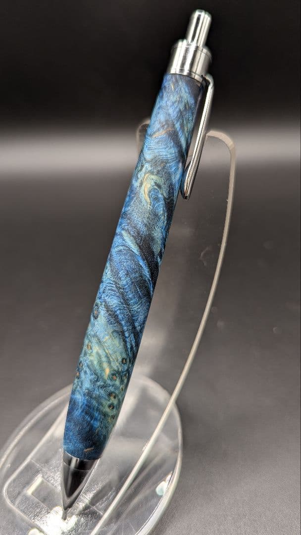 396ペン工房翌檜　スタビライズドウッドバーチバール　木軸シャーペン　ボールペン