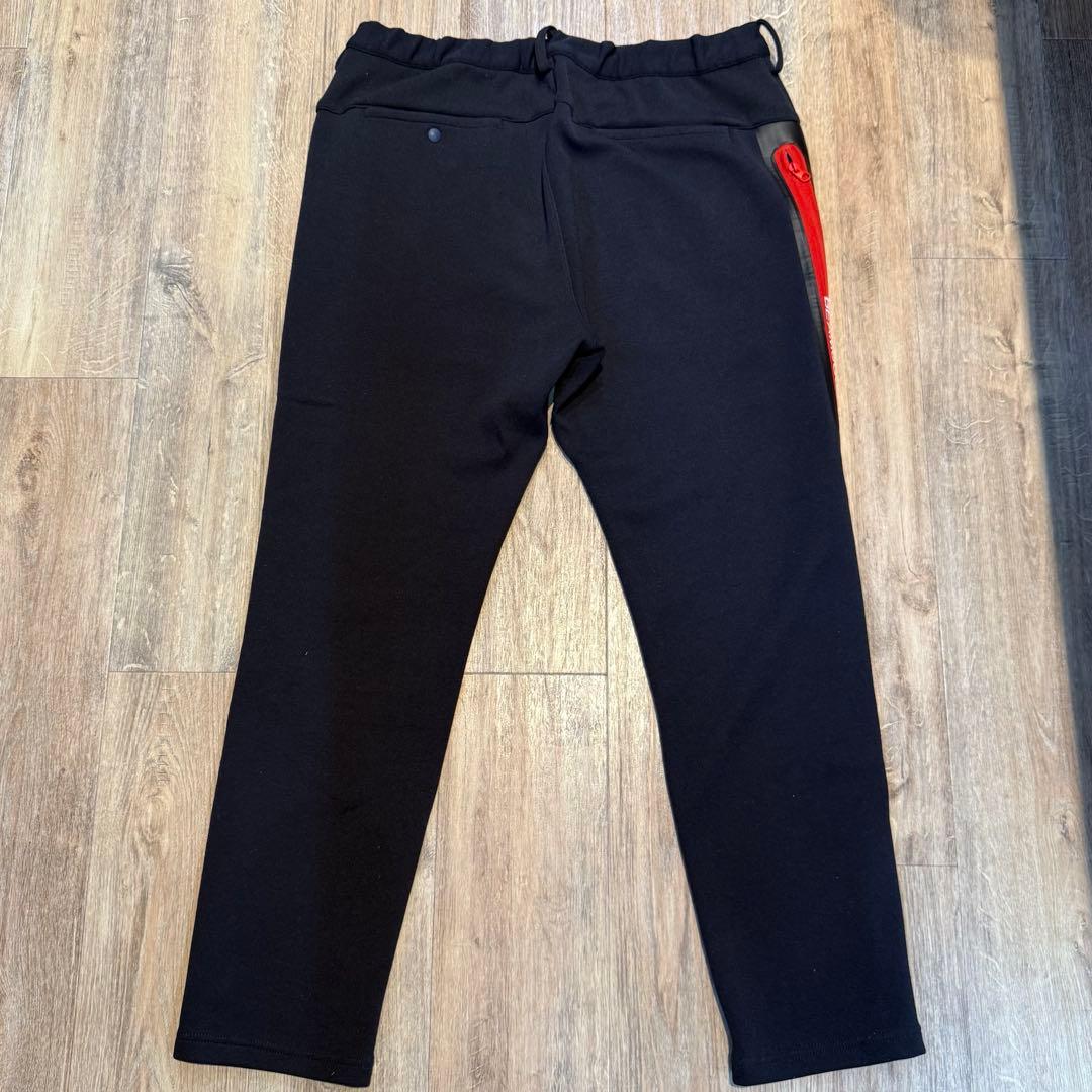 【中古美品】ビームスゴルフ　メンズXL サイドジップ　ストレッチパンツ　ネイビー