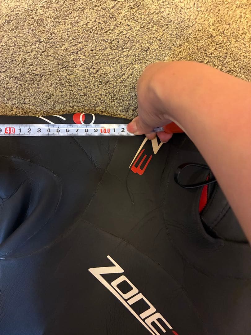 Zoneトライアスロン用ウェットスーツ メンズSM(現在はS〜XS相当)