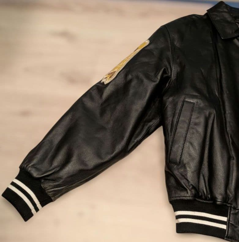 AVIREX オールレザー スタジャン