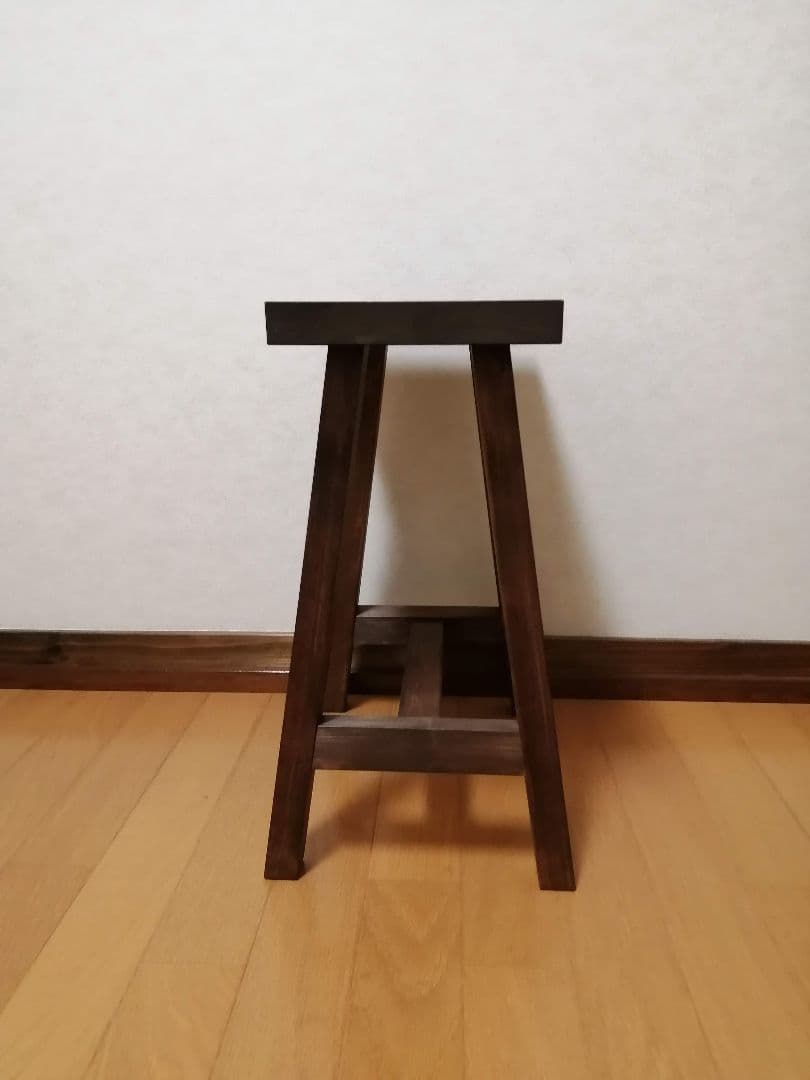 木製フラワースタンド　花台　幅35cm×高さ45cm　スツール　ベンチ　水槽台