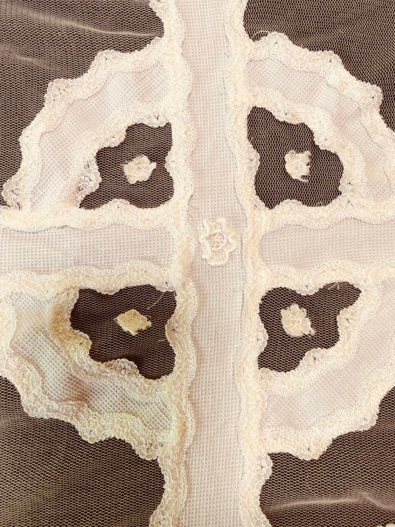 ❤️さえら★サエラ★リボンモチーフが可愛いテーブルクロス❤️シャビーシック★姫系★