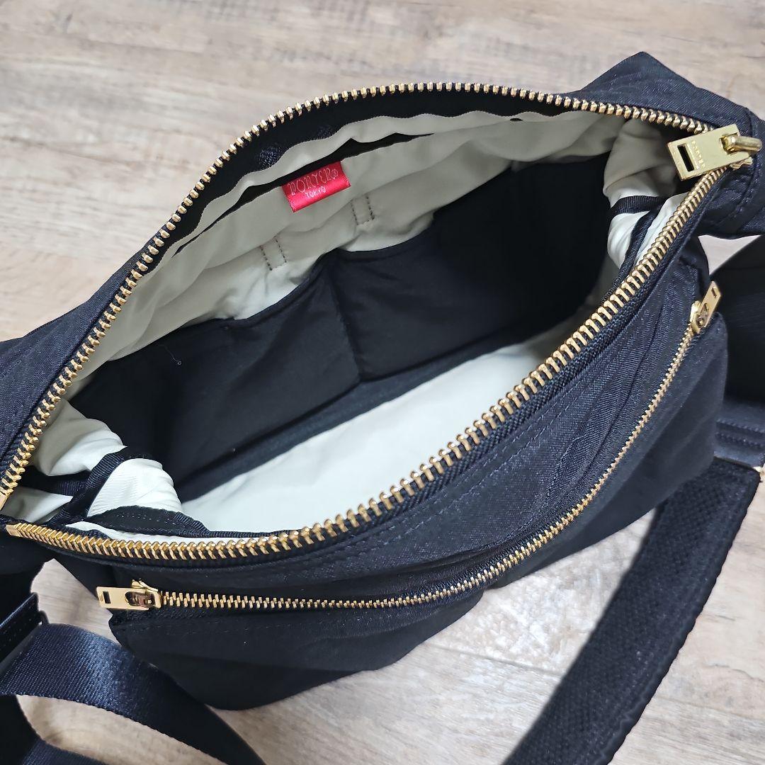【未使用】PORTER　吉田カバン　ブラックショルダーバッグ