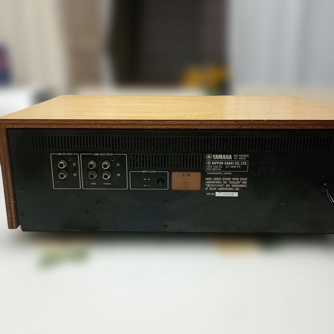 w*f様 YAMAHA TC-1000 ステレオカセットデッキ