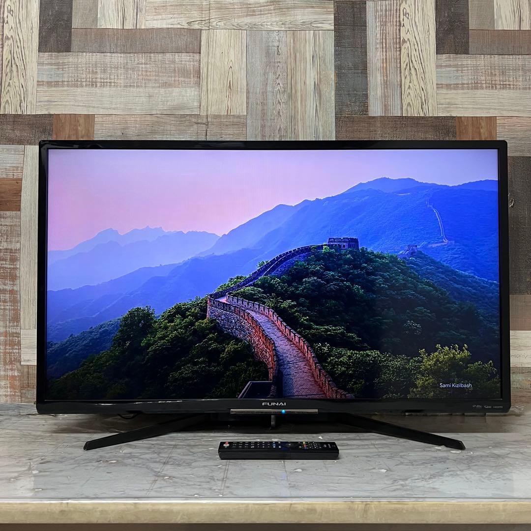 全国送料込❣️フナイ40V型HDD録画機能付液晶テレビ見ながら録画、予約が可能。