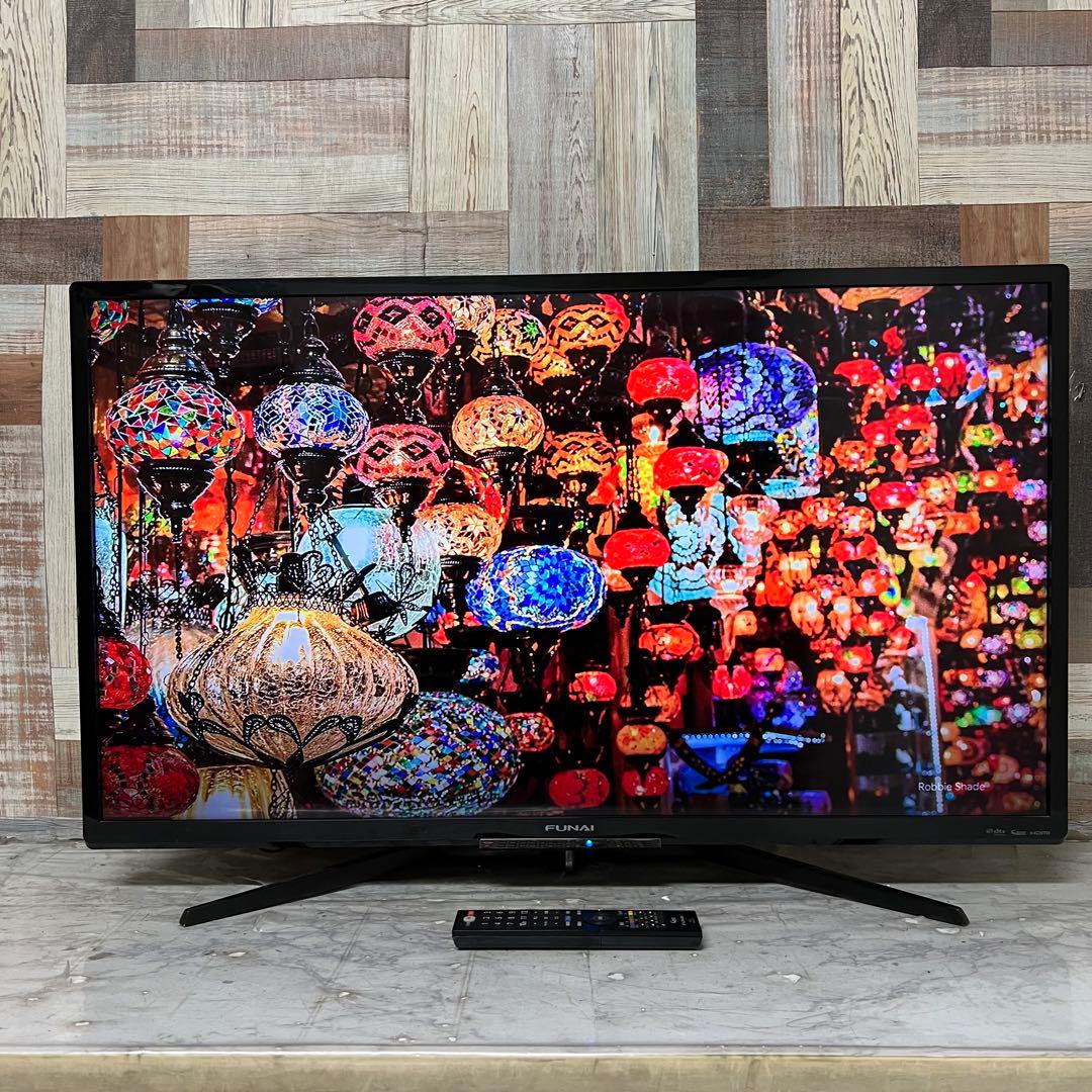 全国送料込❣️フナイ40V型HDD録画機能付液晶テレビ見ながら録画、予約が可能。