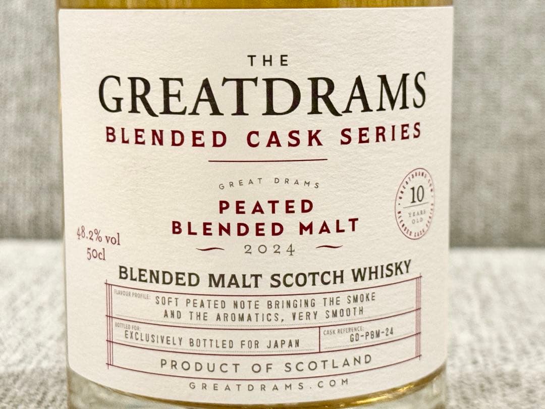 GREATDRAMS ブレンデッド スコッチ ウイスキー 10年 500ml