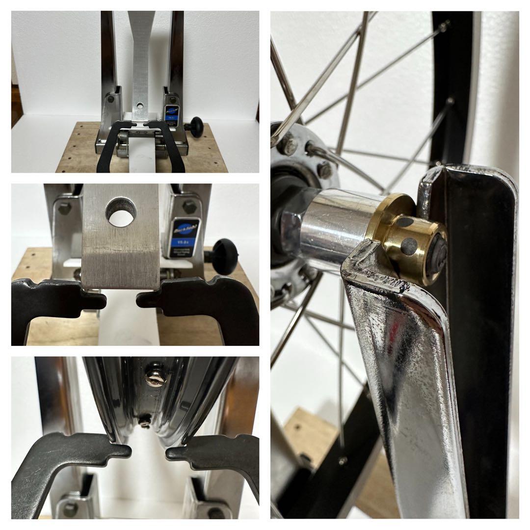 ヤマハPAS 20インチ純正部品使用による完全手組み前輪ホイル　②