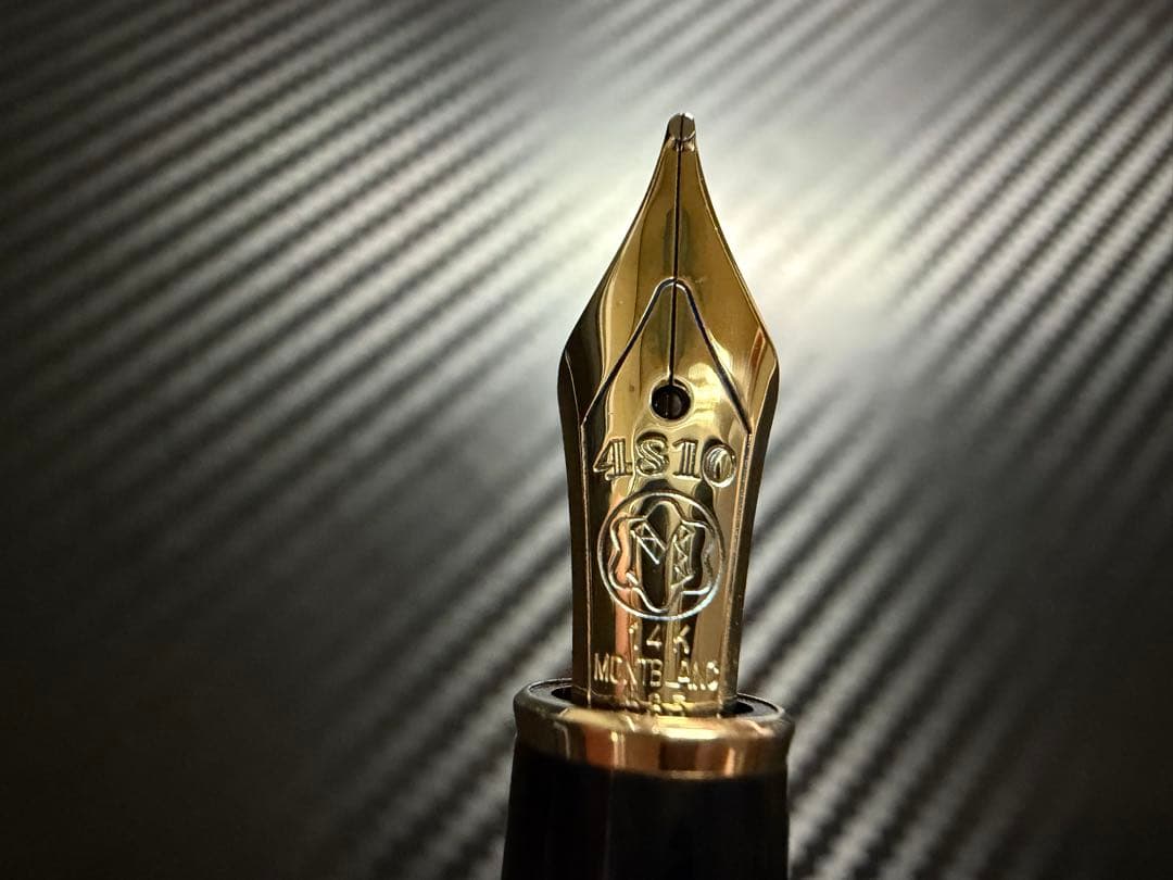 未使用に近い モンブラン 144 ボルドー 全金 M 中字 万年筆