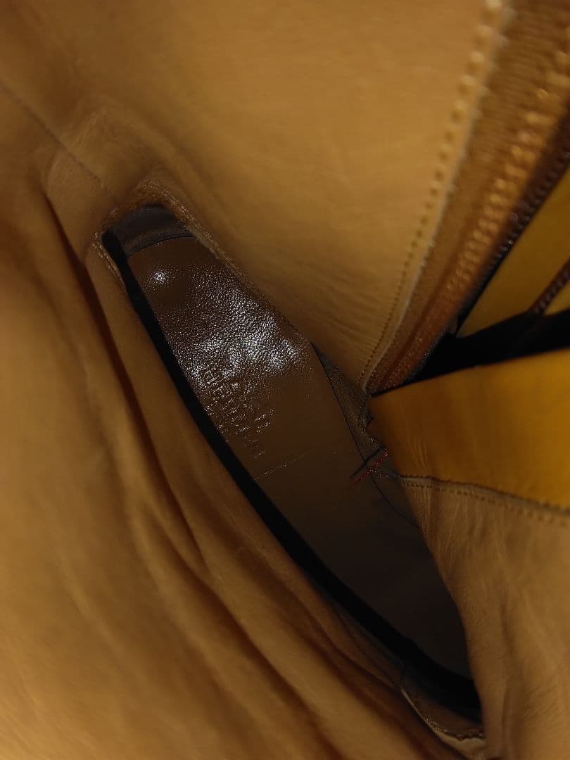 usako様おまとめ専用✴エルメスオレンジカラー本革レザーブーツ太ヒール36✴他