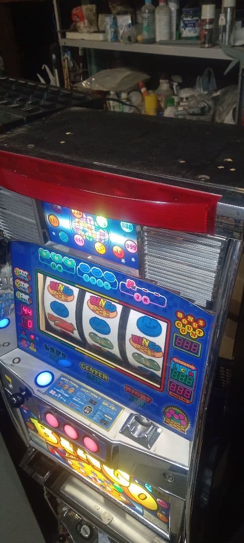 送料込　パチスロ　実機　ベルコ　4号機　スーパービンゴ　不要機　家庭用電源