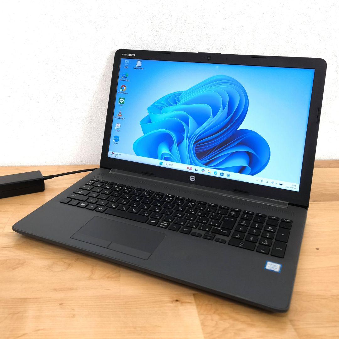HP 大画面ノートPC 15.6型／i5 第8世代・Windows11・DVD