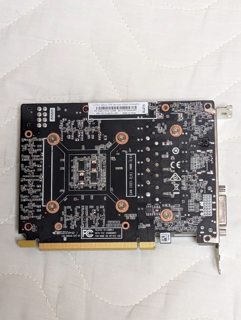 [中古] ZOTAC NVIDIA GeForce GTX1660