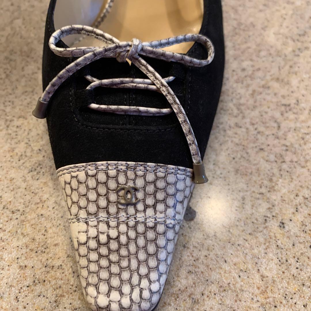 24kcat　CHANELスリングバック　ココマーク入り