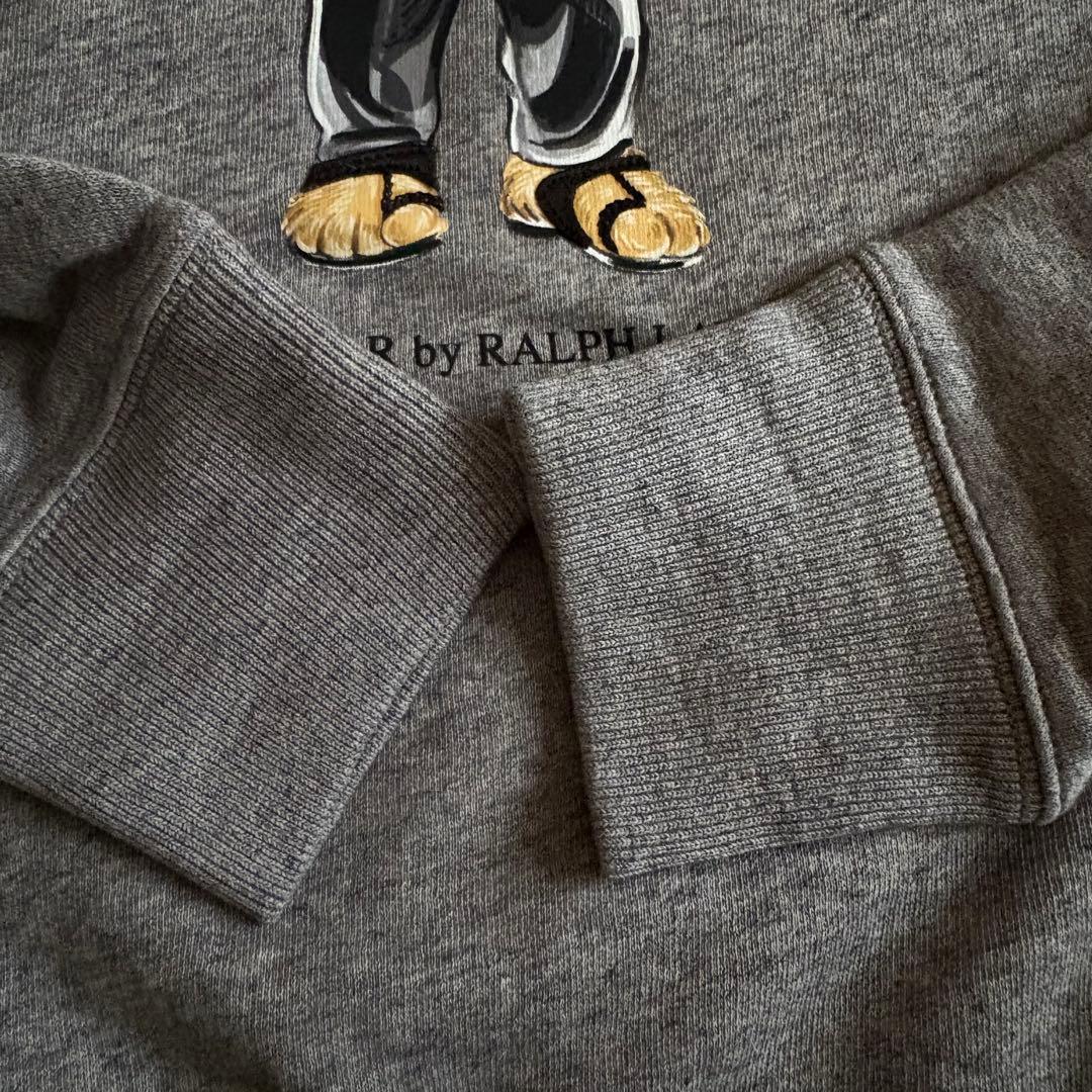 現行 ラルフローレン ポロベア フリースクルーネック 裏起毛 トレーナー M